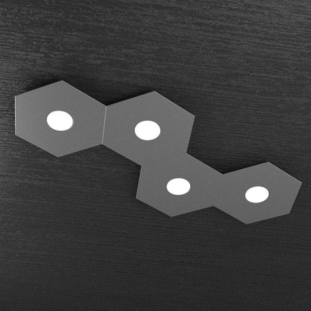 Plafoniera-moderna-Top-Light-HEXAGON-1142-4L-A2-GX53-LED-metallo-lampada-parete-soffitto