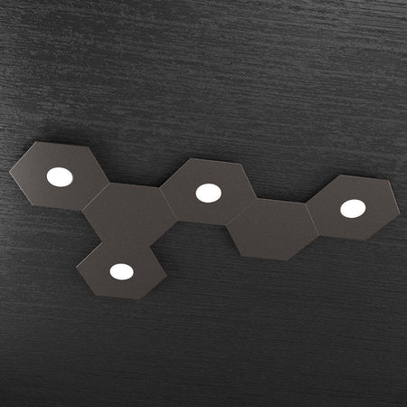 Plafoniera-moderna-Top-Light-HEXAGON-1142-4L2D-GX53-LED-metallo-lampada-parete-soffitto