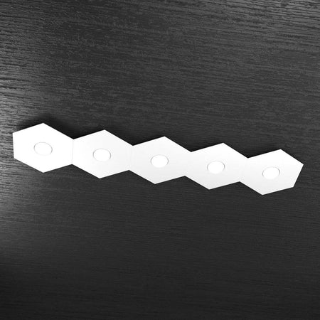 Plafoniera-moderna-Top-Light-HEXAGON-1142-5L-A1-GX53-LED-metallo-lampada-parete-soffitto