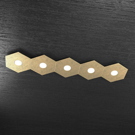 Plafoniera-moderna-Top-Light-HEXAGON-1142-5L-A1-GX53-LED-metallo-lampada-parete-soffitto