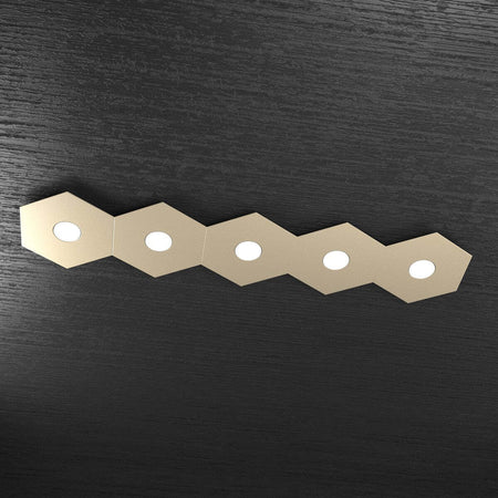 Plafoniera-moderna-Top-Light-HEXAGON-1142-5L-A1-GX53-LED-metallo-lampada-parete-soffitto