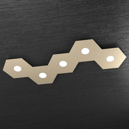 Plafoniera-moderna-Top-Light-HEXAGON-1142-5L-A4-GX53-LED-metallo-lampada-parete-soffitto