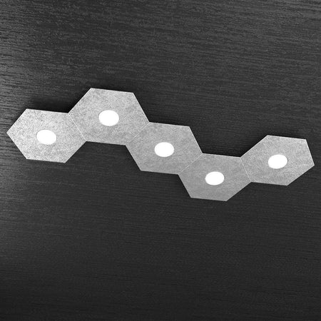 Plafoniera-moderna-Top-Light-HEXAGON-1142-5L-A4-GX53-LED-metallo-lampada-parete-soffitto