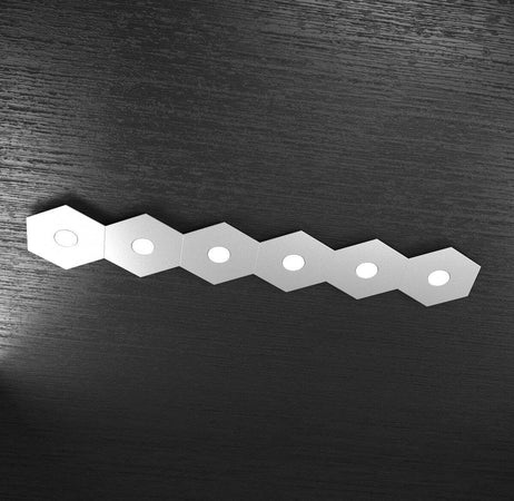 Plafoniera-moderna-Top-Light-HEXAGON-1142-6L-A1-GX53-LED-metallo-lampada-parete-soffitto
