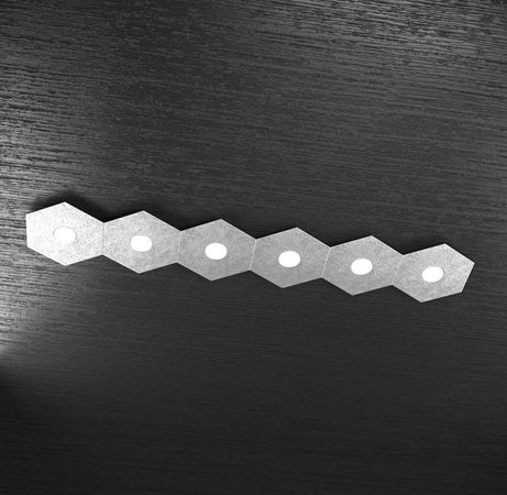 Plafoniera-moderna-Top-Light-HEXAGON-1142-6L-A1-GX53-LED-metallo-lampada-parete-soffitto