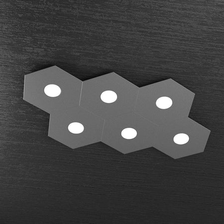 Plafoniera-moderna-Top-Light-HEXAGON-1142-6L-A2-GX53-LED-metallo-lampada-parete-soffitto