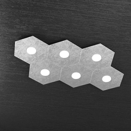 Plafoniera-moderna-Top-Light-HEXAGON-1142-6L-A2-GX53-LED-metallo-lampada-parete-soffitto