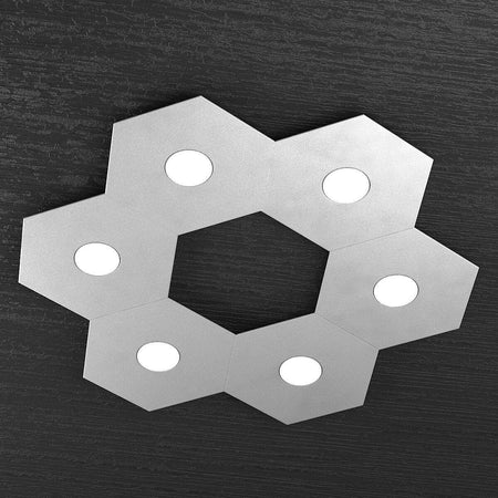 Plafoniera-moderna-Top-Light-HEXAGON-1142-6L-A3-GX53-LED-tonda-lampada-parete-soffitto