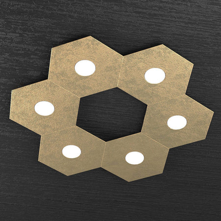 Plafoniera-moderna-Top-Light-HEXAGON-1142-6L-A3-GX53-LED-tonda-lampada-parete-soffitto