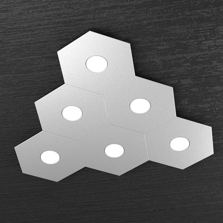 Plafoniera-moderna-Top-Light-HEXAGON-1142-6L-A4-GX53-LED-metallo-lampada-parete-soffitto