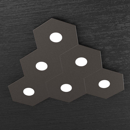 Plafoniera-moderna-Top-Light-HEXAGON-1142-6L-A4-GX53-LED-metallo-lampada-parete-soffitto