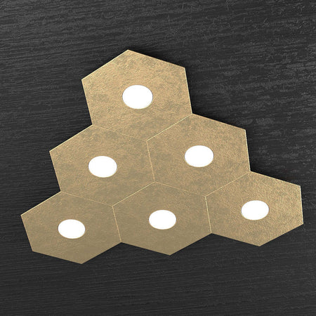 Plafoniera-moderna-Top-Light-HEXAGON-1142-6L-A4-GX53-LED-metallo-lampada-parete-soffitto