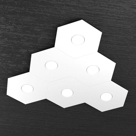 Plafoniera-moderna-Top-Light-HEXAGON-1142-6L-A4-GX53-LED-metallo-lampada-parete-soffitto