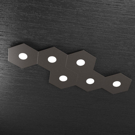 Plafoniera-moderna-Top-Light-HEXAGON-1142-6L-A5-GX53-LED-metallo-lampada-parete-soffitto