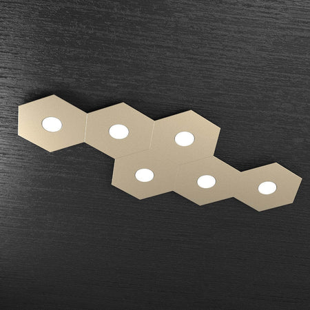 Plafoniera-moderna-Top-Light-HEXAGON-1142-6L-A5-GX53-LED-metallo-lampada-parete-soffitto