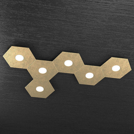 Plafoniera-moderna-Top-Light-HEXAGON-1142-6L-A7-GX53-LED-metallo-lampada-parete-soffitto