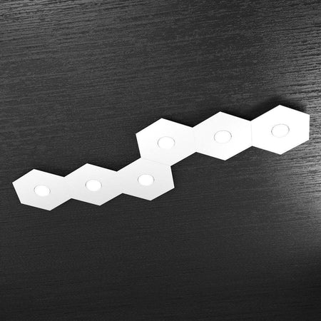 Plafoniera-moderna-Top-Light-HEXAGON-1142-6L-A8-GX53-LED-metallo-lampada-parete-soffitto