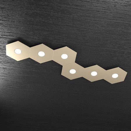 Plafoniera-moderna-Top-Light-HEXAGON-1142-6L-A8-GX53-LED-metallo-lampada-parete-soffitto