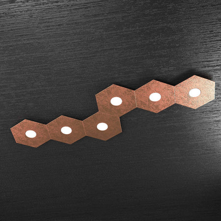Plafoniera-moderna-Top-Light-HEXAGON-1142-6L-A8-GX53-LED-metallo-lampada-parete-soffitto