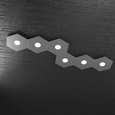 Plafoniera-moderna-Top-Light-HEXAGON-1142-6L-A8-GX53-LED-metallo-lampada-parete-soffitto