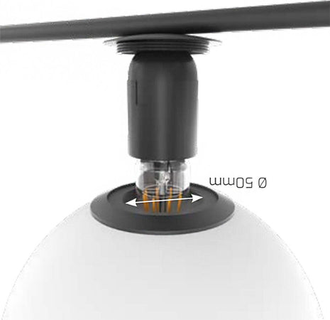 Plafoniera-moderna-Top-Light-HOLLY-1201-4-E27-led-lampada-soffitto-parete-sfere-vetro