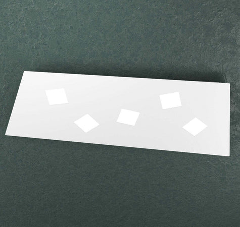 Plafoniera-moderna-Top-Light-NOTE-1140-5-GX53-LED-metallo-lampada-soffitto-parete