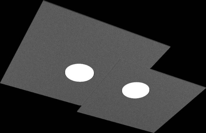 Plafoniera-moderna-Top-Light-PLATE-1129-PL2-R-Gx53-LED-metallo-lampada-soffitto