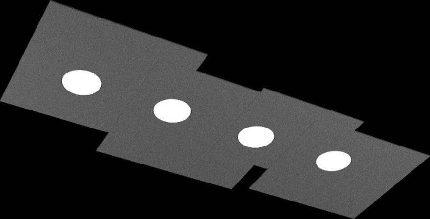 Plafoniera-moderna-Top-Light-PLATE-1129-PL4-R-Gx53-LED-metallo-lampada-soffitto