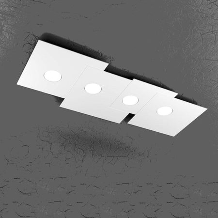 Plafoniera-moderna-Top-Light-PLATE-1129-PL4-R-Gx53-LED-metallo-lampada-soffitto