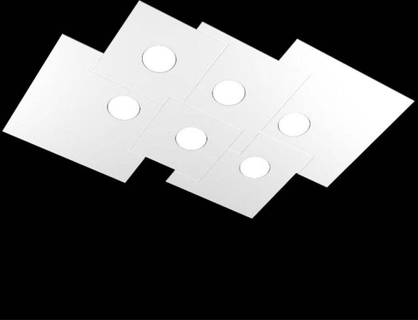 Plafoniera-moderna-Top-Light-PLATE-1129-PL6-R-Gx53-LED-metallo-lampada-soffitto