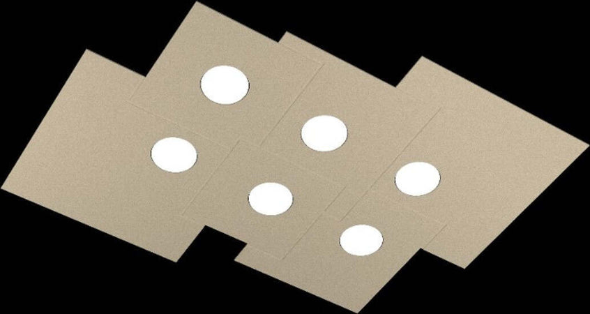 Plafoniera-moderna-Top-Light-PLATE-1129-PL6-R-Gx53-LED-metallo-lampada-soffitto