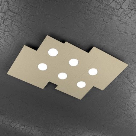 Plafoniera-moderna-Top-Light-PLATE-1129-PL6-R-Gx53-LED-metallo-lampada-soffitto