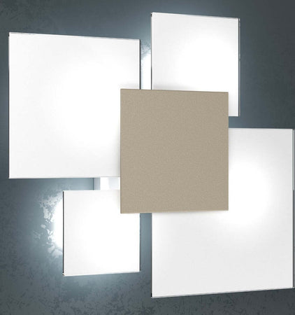 Plafoniera-moderna-Top-Light-UPGRADE-1148-45-E27-LED-vetro-lampada-parete-soffitto