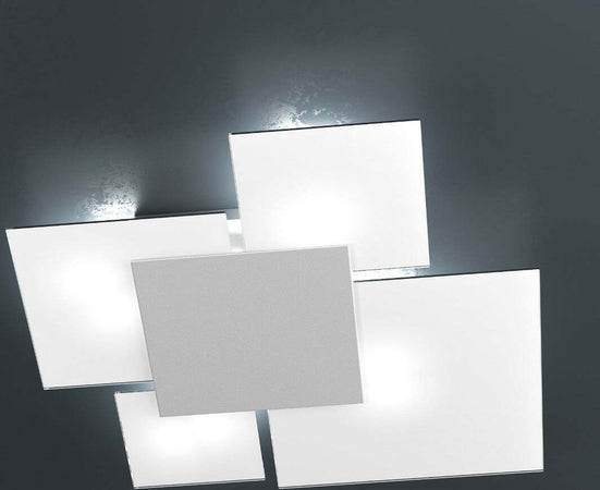 Plafoniera-moderna-Top-Light-UPGRADE-1148-70-E27-LED-vetro-lampada-parete-soffitto