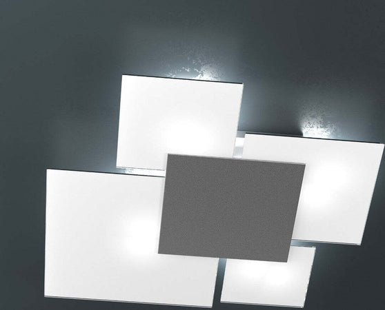 Plafoniera-moderna-Top-Light-UPGRADE-1148-70-E27-LED-vetro-lampada-parete-soffitto