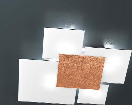 Plafoniera-moderna-Top-Light-UPGRADE-1148-70-E27-LED-vetro-lampada-parete-soffitto