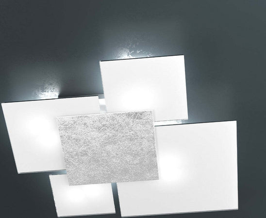 Plafoniera-moderna-Top-Light-UPGRADE-1148-70-E27-LED-vetro-lampada-parete-soffitto