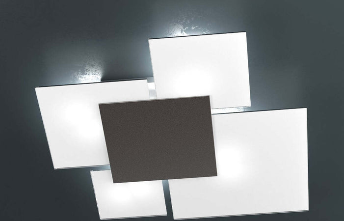 Plafoniera-moderna-Top-Light-UPGRADE-1148-70-E27-LED-vetro-lampada-parete-soffitto