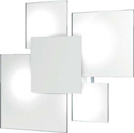 Plafoniera-moderna-Top-Light-UPGRADE-1148-90-E27-LED-vetro-lampada-parete-soffitto