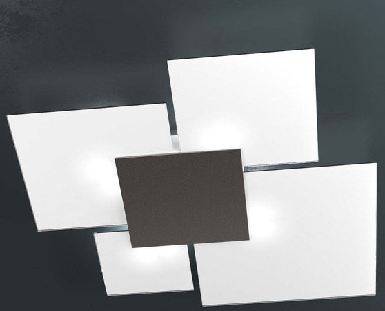 Plafoniera-moderna-Top-Light-UPGRADE-1148-90-E27-LED-vetro-lampada-parete-soffitto