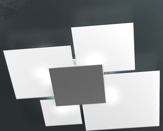 Plafoniera-moderna-Top-Light-UPGRADE-1148-90-E27-LED-vetro-lampada-parete-soffitto