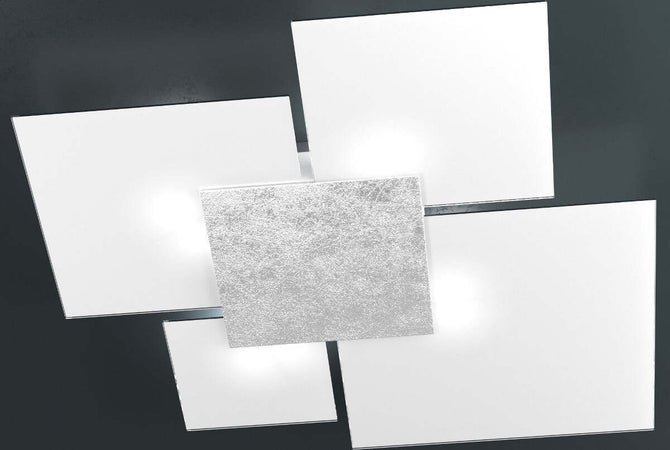 Plafoniera-moderna-Top-Light-UPGRADE-1148-90-E27-LED-vetro-lampada-parete-soffitto