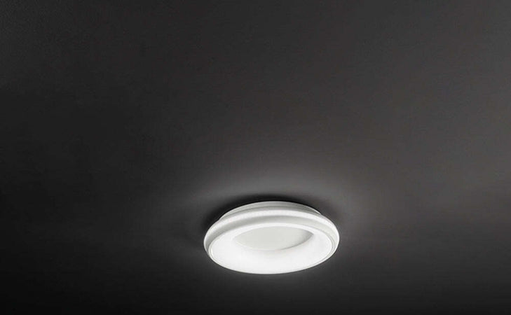 Plafoniera-Moderna-Woofer-Bianco-Led-Piccola