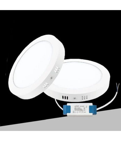 Plafoniera Pannello Led 24 Watt Rotondo Cct Tre Colorazione Di Luce P300b-t3c