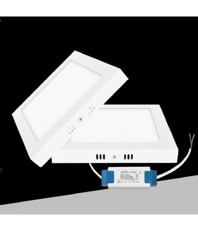 Plafoniera Pannello Led Quadrato 6 Watt Cct Tre Colorazione Di Luce P120b-q3c