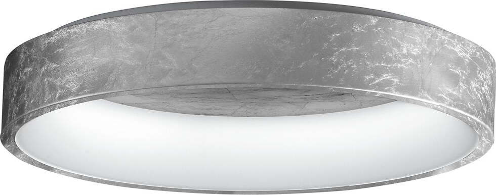 Plafoniera-Promoingross-AURORA-PL60-SF-FOGLIA-ARGENTO-CCT-2282Lm-modulo-led-lampada-soffitto-classica