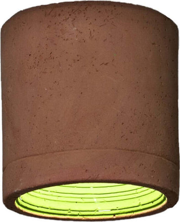 Plafoniera-rustica-Toscot-CARSO-982-GU10-LED-terracotta-lampada-soffitto-artigianale