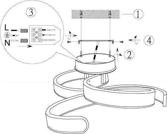 Plafoniera-Trio-Lighting-FRANCIS-40W-LED-6000LM-3000°K-dimmerabile-metallo-lampada-soffitto-interno