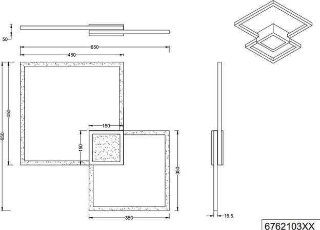 Plafoniera-Trio-Lighting-HYDRA-28W-LED-2600LM-3000°K-dimmerabile-metallo-lampada-parete-soffitto-interno