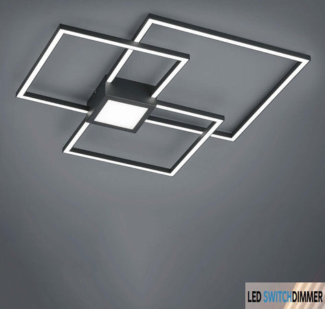 Plafoniera-Trio-Lighting-HYDRA-38W-LED-4000LM-3000°K-dimmerabile-metallo-lampada-parete-soffitto-interno